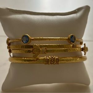 Set of 4 Julie Vos Bangles - Pristine Condition